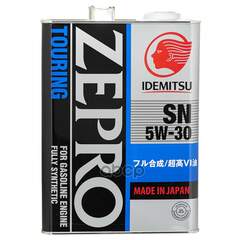 Купить МАСЛО МОТОРНОЕ IDEMITSU ZEPRO TOURING 5W-30 SN 4Л (1845-004) 4251-004
