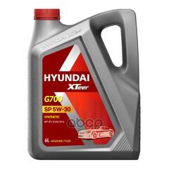 Купить МАСЛО МОТОРНОЕ HYUNDAI XTEER GASOLINE G700 SP 5W-30 6 Л 1061135