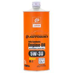 Купить МАСЛО МОТОРНОЕ 5W-30 AUTOBACS FULLY SYNTHETIC DIESEL DL-1 1Л A00033251