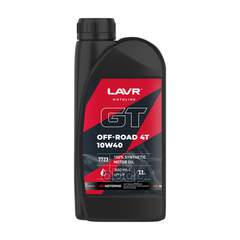 Купить МАСЛО МОТОРНОЕ LAVR MOTO GT OFF ROAD 4T 10W-40 1 Л LN7723