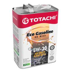 Купить МАСЛО МОТОРНОЕ TOTACHI ECO GASOLINE 5W-30 ПОЛУСИНТЕТИЧЕСКОЕ 4 Л 4589904934865