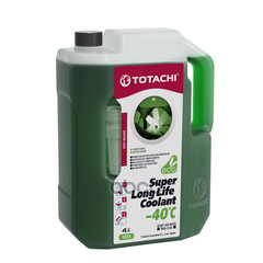 Купить АНТИФРИЗ TOTACHI SUPER LLC GREEN -40CN -40°C 4Л 4589904520532 41604