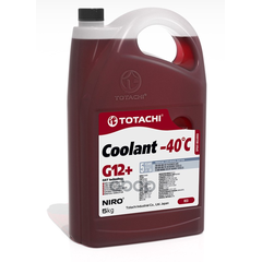 Купить АНТИФРИЗ TOTACHI NIRO COOLANT RED -40C G12+ 5КГ 4589904526770 43105