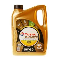 Купить МАСЛО МОТОРНОЕ TOTAL QUARTZ INEO ECS 5W-30 СИНТЕТИЧЕСКОЕ 4 Л 213685 221328