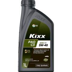 Купить МАСЛО МОТОРНОЕ KIXX PAO 5W-40 СИНТЕТИЧЕСКОЕ 1 Л L2092AL1E1