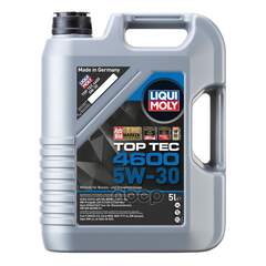 Купить МАСЛО МОТОРНОЕ LIQUI MOLY TOP TEC 4600 5W-30 СИНТЕТИЧЕСКОЕ 5 Л 2316 / 3756 / 8033