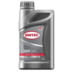 Купить МАСЛО МОТОРНОЕ SINTEC LUXE 5000 10W-40 ПОЛУСИНТЕТИЧЕСКОЕ 1 Л 600231