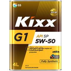 Купить МАСЛО МОТОРНОЕ KIXX G1 SP 5W-50 СИНТЕТИЧЕСКОЕ 4 Л L215544TE1