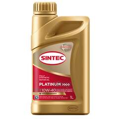 Купить МАСЛО МОТОРНОЕ SINTEC PLATINUM 7000 10W-40 A3/B4 СИНТЕТИКА 1Л 600166