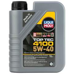 Купить МАСЛО МОТОРНОЕ LIQUI MOLY TOP TEC 4100 5W-40 СИНТЕТИЧЕСКОЕ 1 Л 9510 / 3700 / 7500