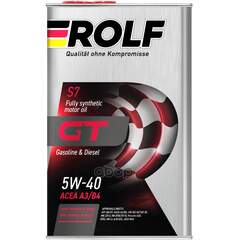 Купить МАСЛО МОТОРНОЕ ROLF GT SAE 5W-40 API SN/CF СИНТЕТИКА 1Л 322234