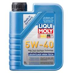 Купить МАСЛО МОТОРНОЕ LIQUI MOLY LEICHTLAUF HIGH TECH 5W-40 СИНТЕТИЧЕСКОЕ 1 Л 8028 / 2327