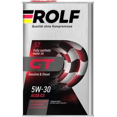 Купить МАСЛО МОТОРНОЕ ROLF GT SAE 5W-30 API SN/CF СИНТЕТИКА 1Л 322233