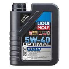 Купить МАСЛО МОТОРНОЕ LIQUI MOLY OPTIMAL SYNTH 5W-40 СИНТЕТИЧЕСКОЕ 1 Л 3925