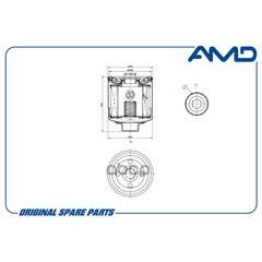 Купить ФИЛЬТР МАСЛЯНЫЙ AMDFL717