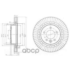 Купить ДИСК ТОРМОЗНОЙ (1ШТ В УП) LAND ROVER DISCOVERY III (L319), DISCOVERY IV (L319), RANGE ROVER SPORT I (L320) BG9006C