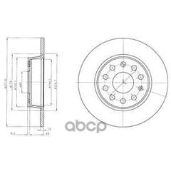 Купить ДИСК ТОРМОЗНОЙ (2ШТ В УП) VAG A1 SPORTBACK (8XA, 8XF), Q2 (GAB, GAG), OCTAVIA II (1Z3), JETTA IV (162, 163, AV3, AV2) BG4324C