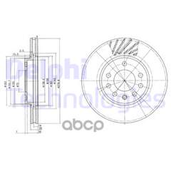 Купить ДИСК ТОРМОЗНОЙ ПЕРЕДНИЙ OPEL ASTRA G/H, MERIVA, ZAFIRA A/B 280ММ BG3405
