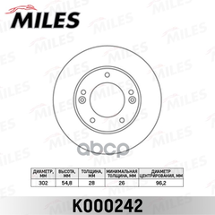 Купить ДИСК ТОРМОЗНОЙ ПЕРЕДНИЙ KIA SORENTO (JC) 2.4-3.5 02- (TRW DF4395S) K000242