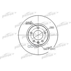 Купить ТОРМОЗНОЙ ДИСК PBD2645 (DF2645)