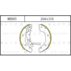 Купить КОЛОДКИ ТОРМОЗНЫЕ БАРАБАННЫЕ CITROEN JUMPER 94-FIAT DUCATO 94-PEUGEOT BOXER 94- BB5013
