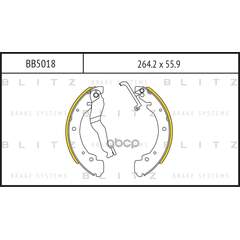 Купить КОЛОДКИ ТОРМОЗНЫЕ БАРАБАННЫЕ VW TRANSPORTER 90- BB5018