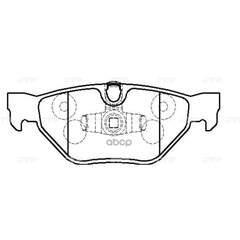 Купить КОЛОДКИ ТОРМОЗНЫЕ ДИСКОВЫЕ ЗАДНИЕ BMW E87/E82/E88/X1 2.0I/3.0I/2.0D 04 (СТАРЫЙ АРТ. CKB-24) GK0024