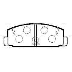 Купить КОЛОДКИ ТОРМОЗНЫЕ MAZDA RX 7 92/MAZDA 323 1.8 T/626 9194 ЗАДНИЕ (СТАРЫЙ АРТ. CKMZ-69) GK0715