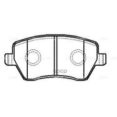Купить КОЛОДКИ ТОРМОЗНЫЕ ДИСКОВЫЕ LADA VESTA / RENAULT DUSTER / NISSAN NOTE, MICRA K12 (СТАРЫЙ АРТ. CKN-126) GK0841