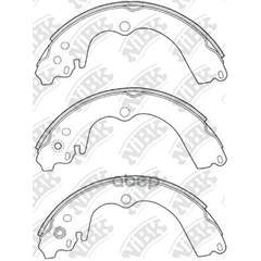Купить КОЛОДКИ ТОРМОЗНЫЕ БАРАБАННЫЕ SUBARU FORESTER 2005 FN7747