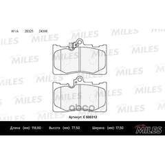 Купить КОЛОДКИ ТОРМОЗНЫЕ ПЕРЕДНИЕ (СМЕСЬ CERAMIC СЕРИЯ PRO) LEXUS GS 300/450H/460 05- (TRW GDB3398) E500312