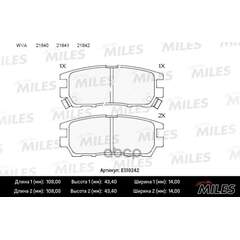 Купить КОЛОДКИ ТОРМОЗНЫЕ ЗАДНИЕ (СМЕСЬ CERAMIC СЕРИЯ PRO) MITSUBISHI PAJERO I/PAJERO II 3.0/3.5/2.5TD/L400 9403 (TRW GDB1127) E510242