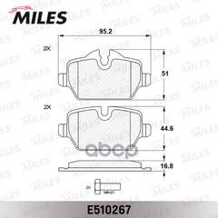 Купить КОЛОДКИ ТОРМОЗНЫЕ ЗАДНИЕ (СМЕСЬ CERAMIC СЕРИЯ PRO) BMW E81/E87/E90 1.6-2.0 04- (TRW GDB1612) E510267
