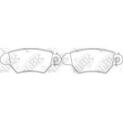 Купить КОЛОДКИ ТОРМОЗНЫЕ ДИСКОВЫЕ OPEL ASTRA G 98/ZAFIRA 0305  PN0162