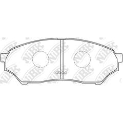Купить КОЛОДКИ ТОРМОЗНЫЕ ДИСКОВЫЕ MITSUBISHI PAJERO MINI 1994-2012 PN3417