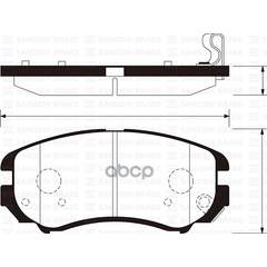 Купить КОЛОДКИ ТОРМОЗНЫЕ ДИСКОВЫЕ HYUNDAI ELANTRA 1.6/2.0I/1.6CRDI 06 SP1202