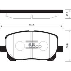 Купить КОЛОДКИ ТОРМОЗНЫЕ ДИСКОВЫЕ TOYOTA AVENSIS VERSO 2.0VVT-I/2.0D4-D 01 SP1373