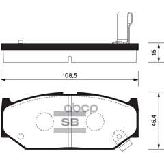 Купить КОЛОДКИ ТОРМОЗНЫЕ ДИСКОВЫЕ SUZUKI SWIFT 1.3-1.6I/1.3D 05 SP2086