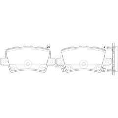 Купить КОЛОДКИ ТОРМОЗНЫЕ ЗАДНИЕ HONDA CIVIC VIII HATCHBACK 06- BP28867