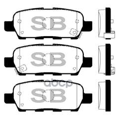 Купить КОЛОДКИ ТОРМОЗНЫЕ NISSAN X-TRAIL/QASHQAI/TIIDA/INFINITI FX/RENAULT KOLEOS ЗАДНИЕ SP1184