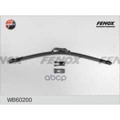 Купить ЩЕТКА СТЕКЛООЧИСТИТЕЛЯ 600 ММ БЕСКАРКАСНАЯ 1 ШТ FENOX MULTI ADAPTER X5 WB60200