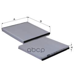 Купить ФИЛЬТР САЛОННЫЙ TOYOTA LC120/PREVIA/PRIUS/LEXUS RX350 II FIL FILTER HC7106