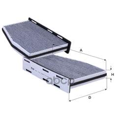 Купить ФИЛЬТР САЛОННЫЙ (УГОЛЬНЫЙ) VW GOLF /TOURAN/B6 SKODA OCTAVIA/SUP FIL FILTER HCK7124