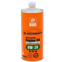 Купить МАСЛО МОТОРНОЕ AUTOBACS ENGINE OIL 0W-20 SP GF-6A 1Л A00032229