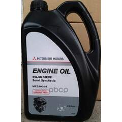 Купить МАСЛО МОТОРНОЕ MITSUBISHI ENGINE OIL 5W-30 ПОЛУСИНТЕТИЧЕСКОЕ 4 Л MZ320364