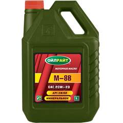 Купить МАСЛО МОТОРНОЕ OILRIGHT М-8В МИНЕРАЛЬНОЕ 5 Л 2484