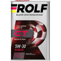 Купить МАСЛО МОТОРНОЕ ROLF GT SAE 5W-30 API SN/CF СИНТЕТИКА 4Л 322228