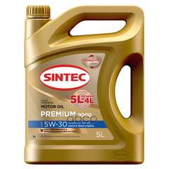 Купить МАСЛО МОТОРНОЕ PREMIUM 9000 5W-30 C3 SN 5Л (АКЦИЯ 5Л ПО ЦЕНЕ 4Л) SINTEC 600279