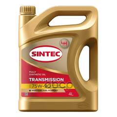 Купить МАСЛО ТРАНСМИССИОННОЕ SINTEC TRANS ТМ4 SAE 75W-90 API GL-4 ПОЛУСИНТЕТИКА 4Л 900360