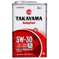 Купить МАСЛО МОТОРНОЕ TAKAYAMA ADAPTEC 5W-30 СИНТЕТИЧЕСКОЕ 1 Л 6056095